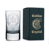Collins Crystal Clan Shot Glass Ferguson