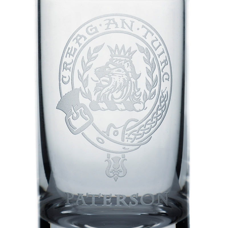 Collins Crystal Clan Shot Glass Paterson
