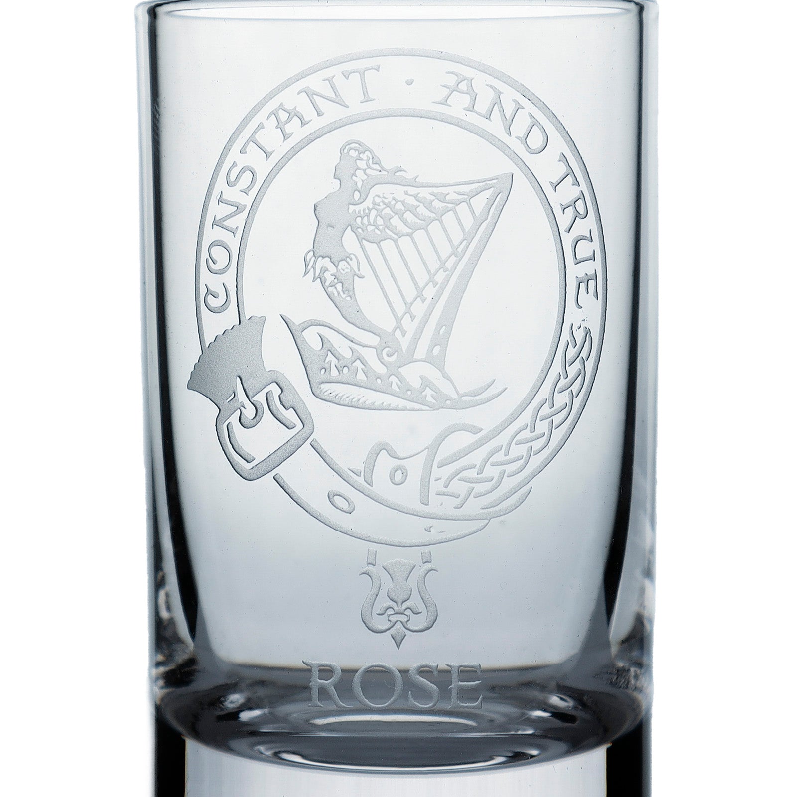 Collins Crystal Clan Shot Glass Rose