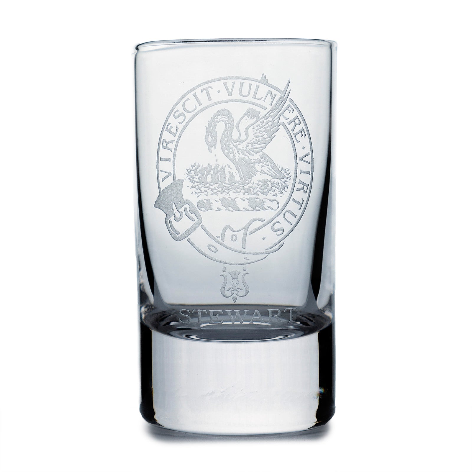 Collins Crystal Clan Shot Glass Stewart