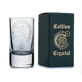 Collins Crystal Clan Shot Glass Stuart