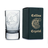 Collins Crystal Clan Shot Glass Wilson