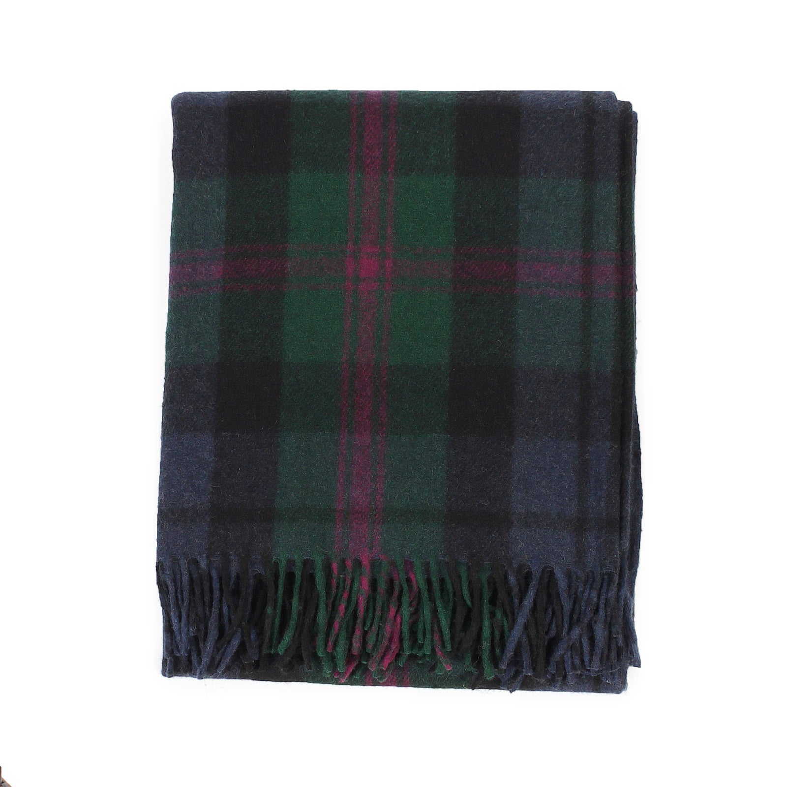 Highland Wool Blend Tartan Blanket / Throw Extra Warm Baird