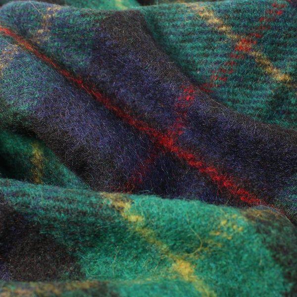 Highland Wool Blend Tartan Blanket / Throw Extra Warm Farquharson