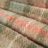 Highland Wool Blend Tartan Blanket / Throw Extra Warm Fraser Hunting Weathered