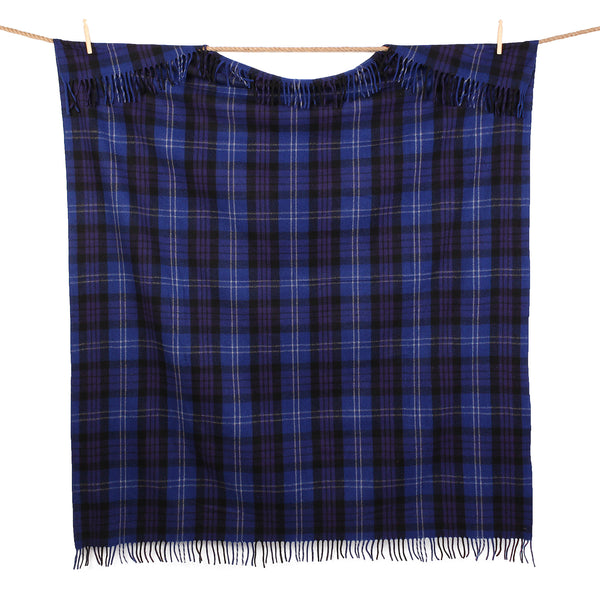 Highland Wool Blend Tartan Blanket / Throw Extra Warm Heritage Of Scotland