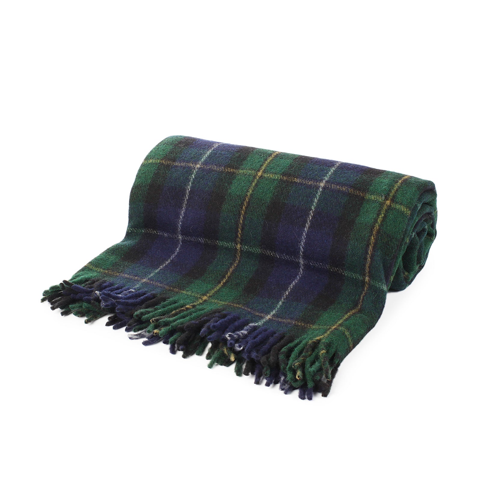 Highland Wool Blend Tartan Blanket / Throw Extra Warm Macneil Of Barra