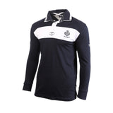 Gents L/S Thistle Navy Rugby Shirt
