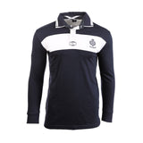 Gents L/S Thistle Navy Rugby Shirt