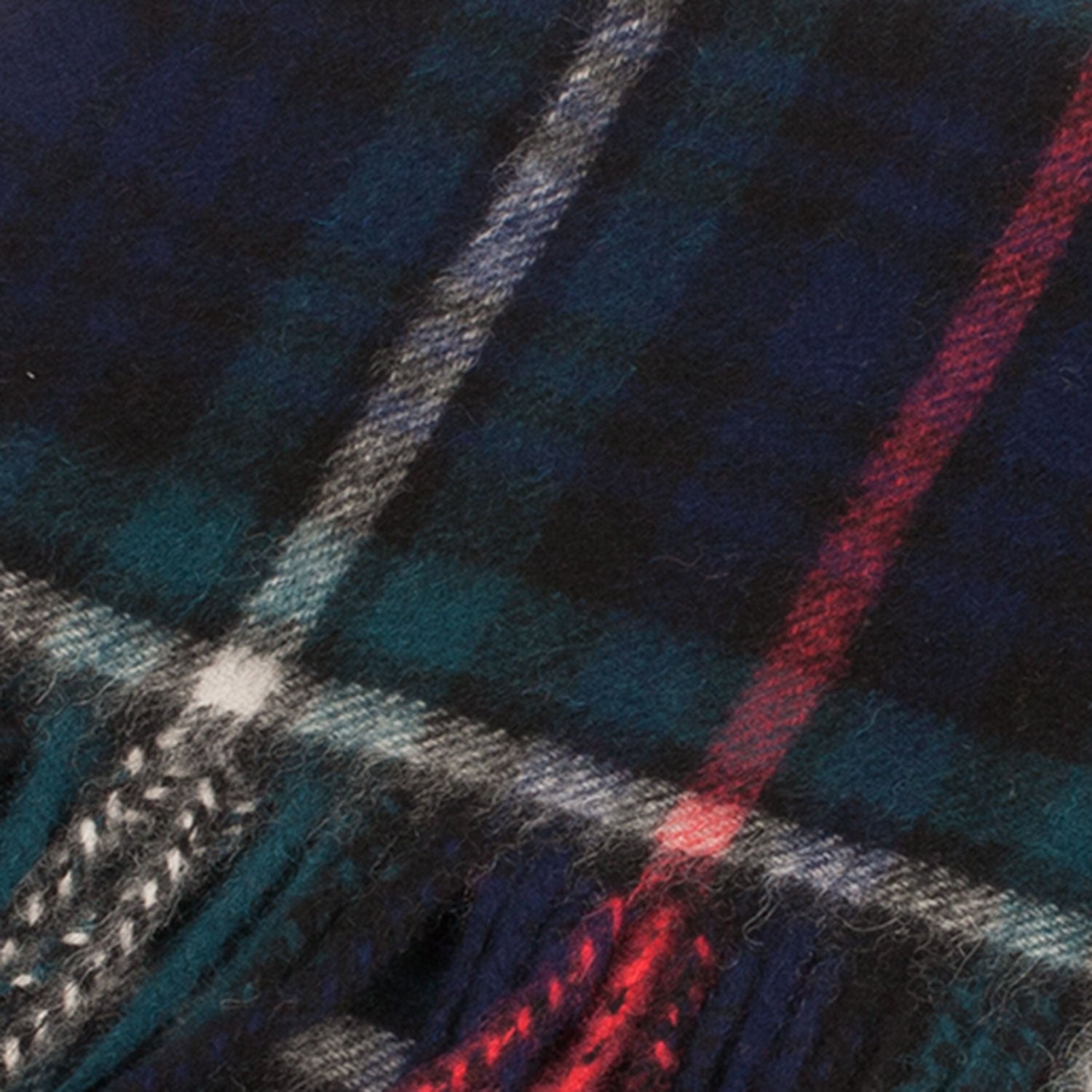 Edinburgh 100% Lambswool Tartan Scarf Mackenzie