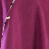 Ladies Cashmere Double Faced Mini Cape Aston-Opal Coulis/Pink
