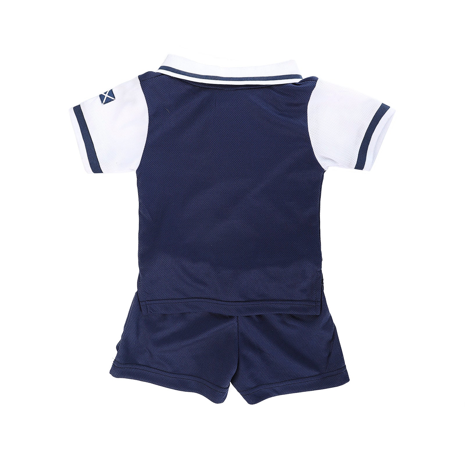 Kids Saltire Scotland Football Top Navy