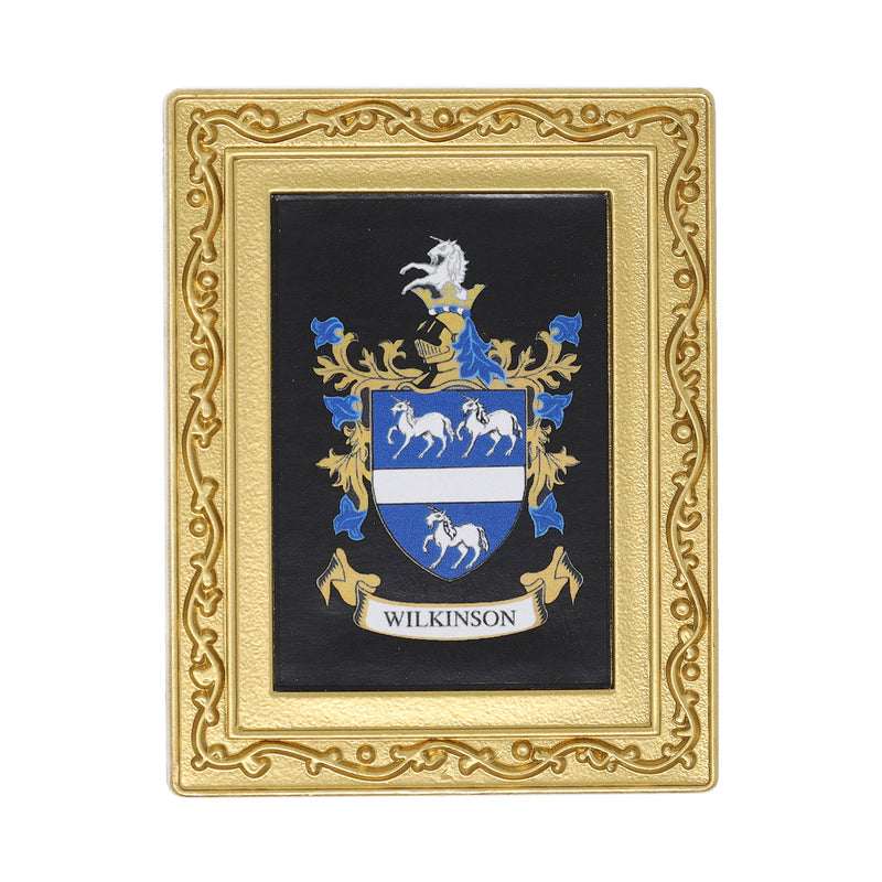 Coat Of Arms Fridge Magnet Wilkinson