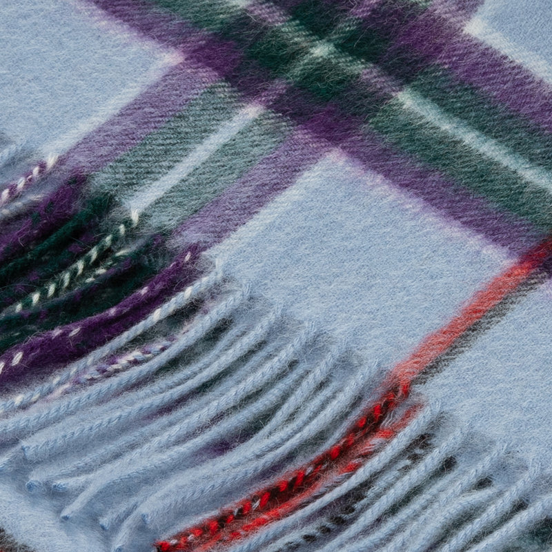 100% Cashmere Wide Tartan Scarf World Peace Tartan