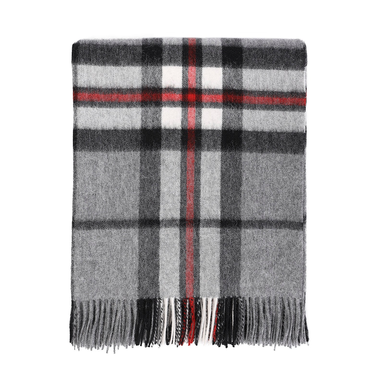 100% Lambswool Blanket Thomson Grey