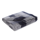 Check King Size Blanket Blue Check