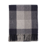 Check Knee Blanket Grey Check