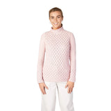 Ladies Trellis Sweater Pink Mist