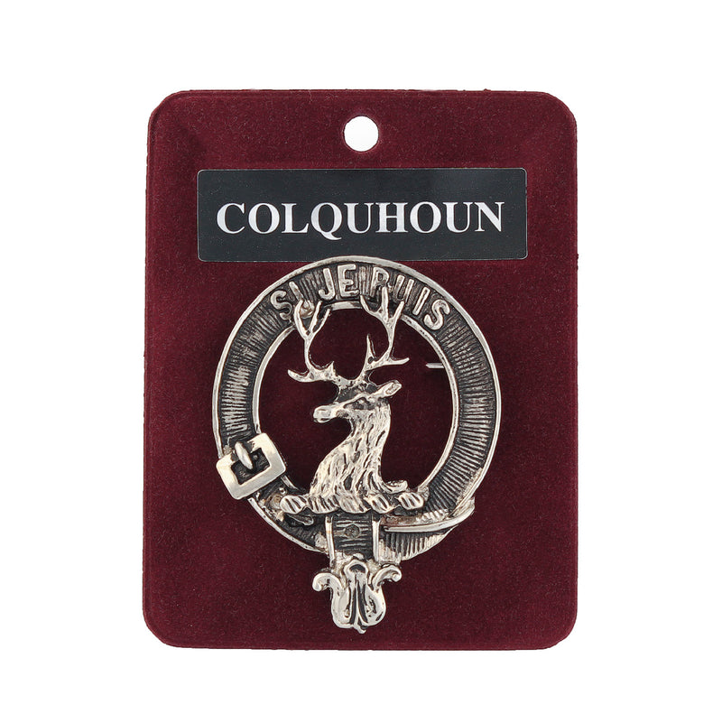 Art Pewter Clan Badge Colquhoun