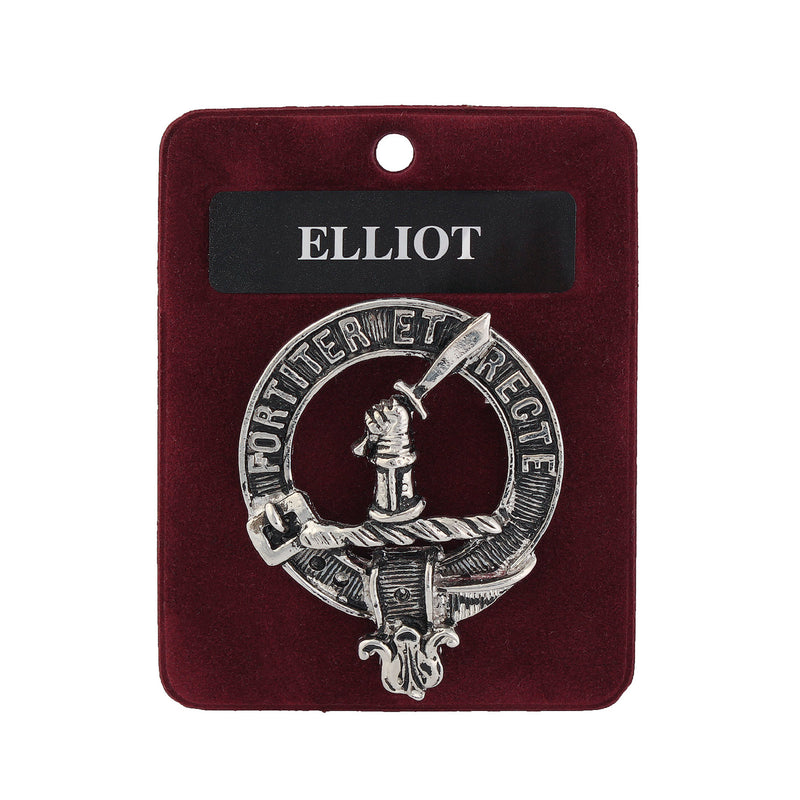 Art Pewter Clan Badge Elliot