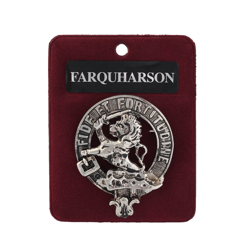 Art Pewter Clan Badge Farquharson