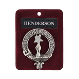 Art Pewter Clan Badge Henderson