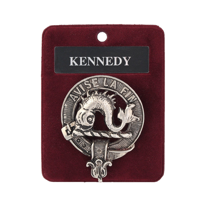 Art Pewter Clan Badge Kennedy
