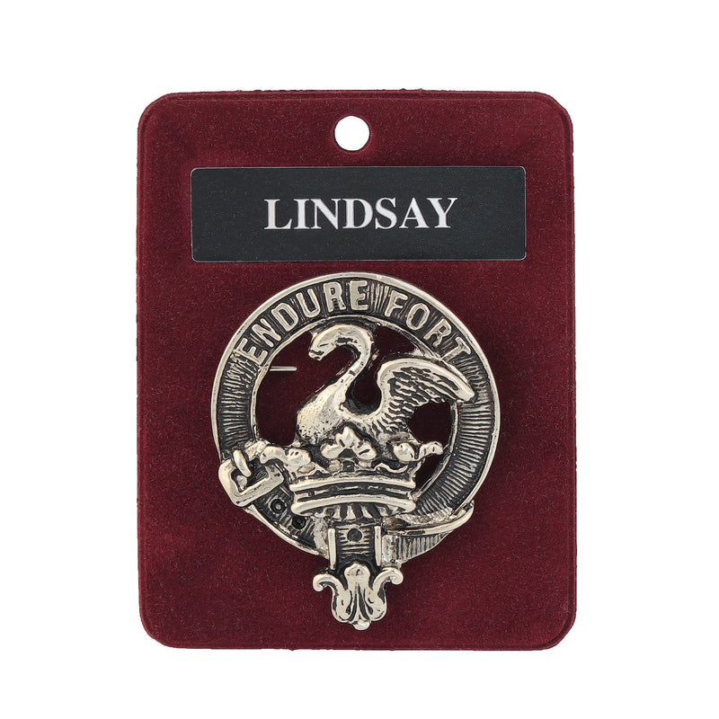 Art Pewter Clan Badge 1.75" Lindsay