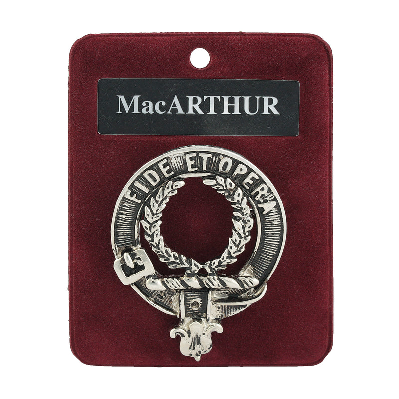 Art Pewter Clan Badge Macarthur