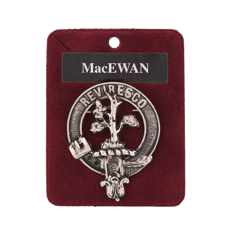 Art Pewter Clan Badge Macewan
