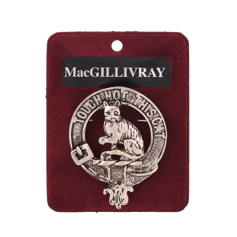 Art Pewter Clan Badge Macgillivray