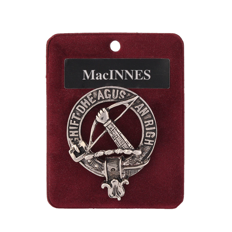 Art Pewter Clan Badge Macinnes