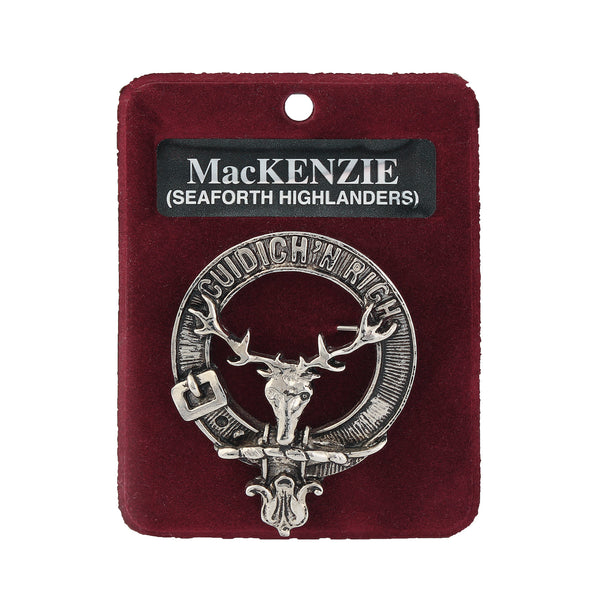 Art Pewter Clan Badge Mackenzie Of Seaforth