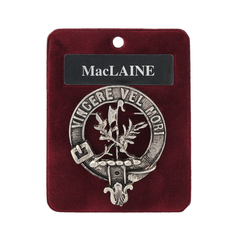 Art Pewter Clan Badge Maclaine
