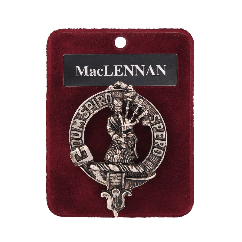 Art Pewter Clan Badge Maclennan