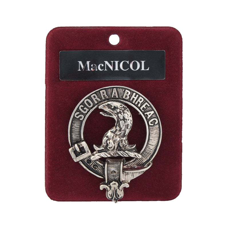 Art Pewter Clan Badge Macnicol