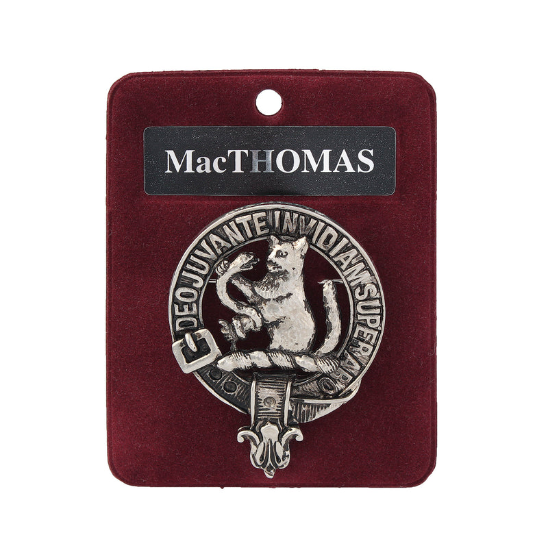 Art Pewter Clan Badge Macthomas