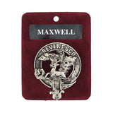 Art Pewter Clan Badge Maxwell