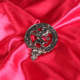 Art Pewter Clan Badge Rampant Lion