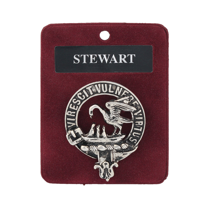Art Pewter Clan Badge Stewart