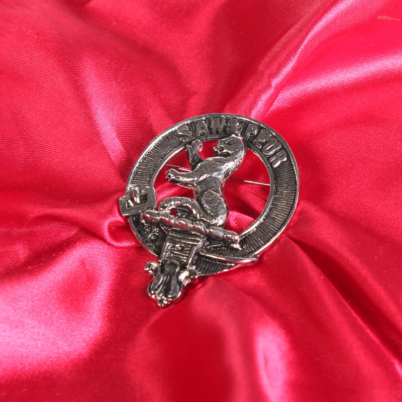 Art Pewter Clan Badge Sutherland