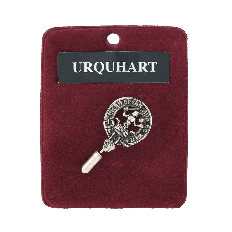 Art Pewter Lapel Pin Urquhart