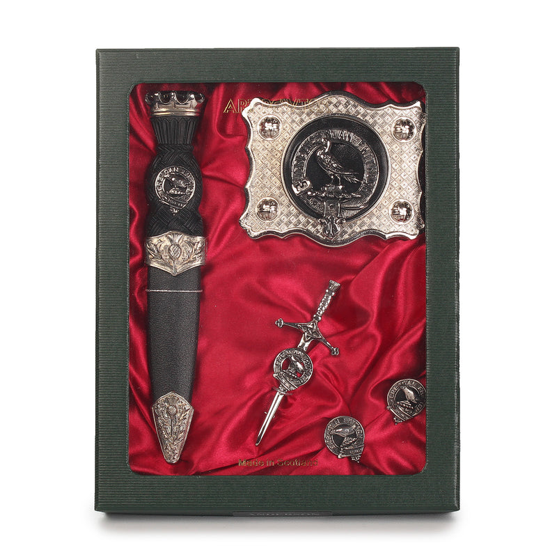 Art Pewter Clan Set Macdonell Of Glengarry