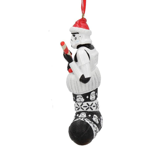 Stormtrooper In Stocking Hanging Ornamen