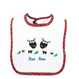Babies Bib - Tartan Sheep