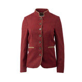 Carlotta Ladies Pure New Wool Jacket Marle Red