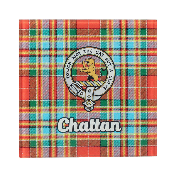Clan Glass Coaster Chattan