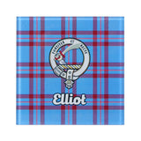 Clan Glass Coaster Elliot