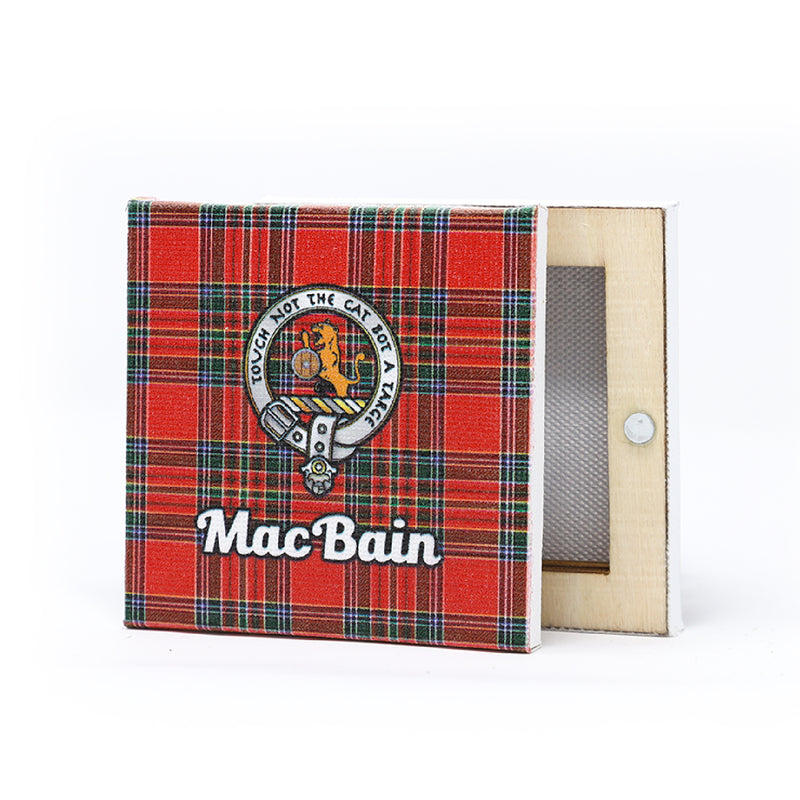 Clan Square Fridge Magnet Macbain