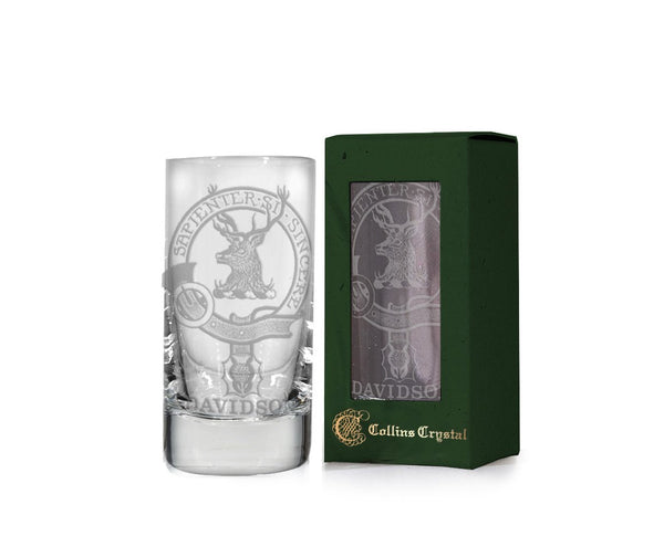 Collins Crystal Clan Shot Glass Wallace